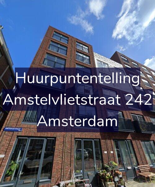 Foto gevel Huurpuntentelling voor Amstelvlietstraat 242, Amsterdam