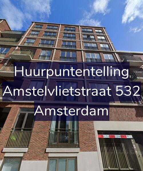 Foto gevel Huurpuntentelling voor Amstelvlietstraat 532, Amsterdam