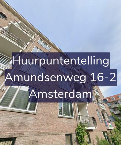 Foto gevel Huurpuntentelling voor Amundsenweg 16-2, Amsterdam