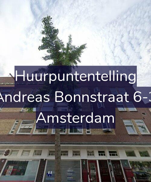 Foto gevel Huurpuntentelling voor Andreas Bonnstraat 6-3, Amsterdam