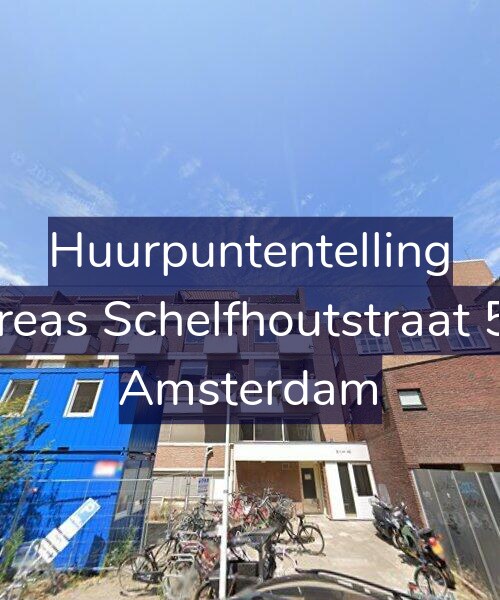 Foto gevel Huurpuntentelling voor Andreas Schelfhoutstraat 50-B, Amsterdam