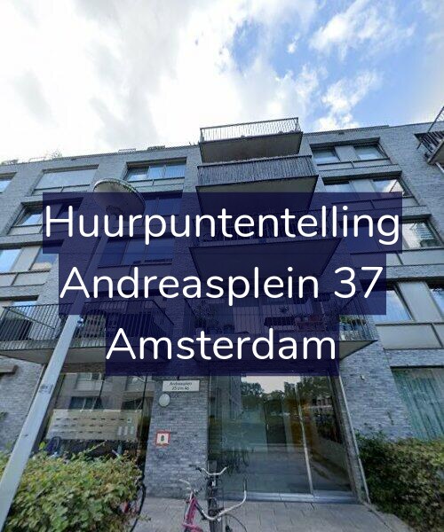 Foto gevel Huurpuntentelling voor Andreasplein 37, Amsterdam
