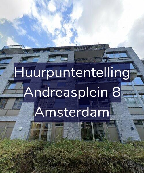 Foto gevel Huurpuntentelling voor Andreasplein 8, Amsterdam