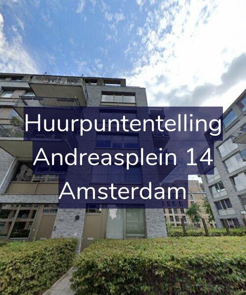 Foto gevel Huurpuntentelling voor Andreasplein 14, Amsterdam