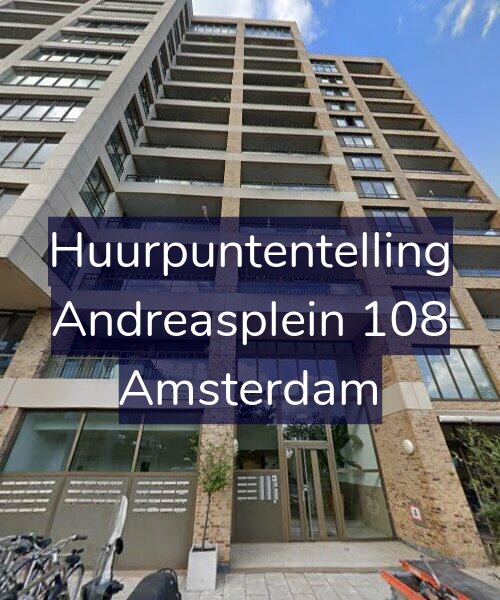 Foto gevel Huurpuntentelling voor Andreasplein 108, Amsterdam