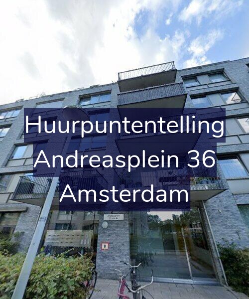 Foto gevel Huurpuntentelling voor Andreasplein 36, Amsterdam