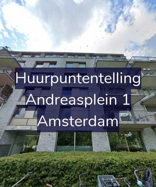 Foto gevel Huurpuntentelling voor Andreasplein 1, Amsterdam