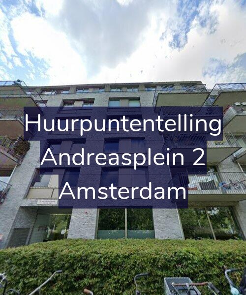 Foto gevel Huurpuntentelling voor Andreasplein 2, Amsterdam