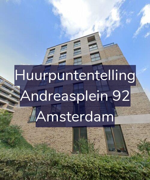 Foto gevel Huurpuntentelling voor Andreasplein 92, Amsterdam