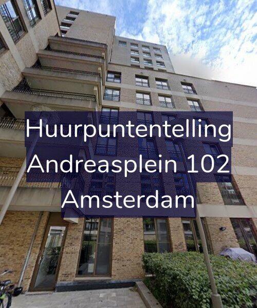 Foto gevel Huurpuntentelling voor Andreasplein 102, Amsterdam