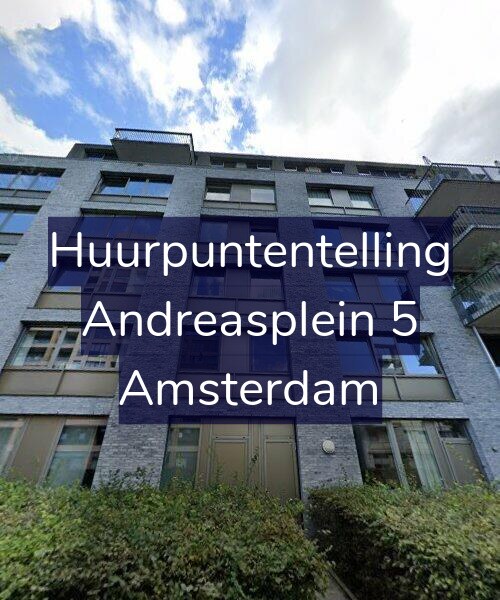 Foto gevel Huurpuntentelling voor Andreasplein 5, Amsterdam