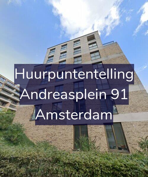 Foto gevel Huurpuntentelling voor Andreasplein 91, Amsterdam