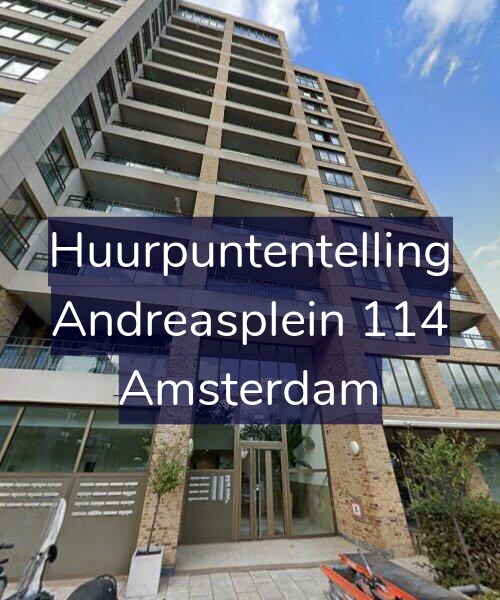 Foto gevel Huurpuntentelling voor Andreasplein 114, Amsterdam