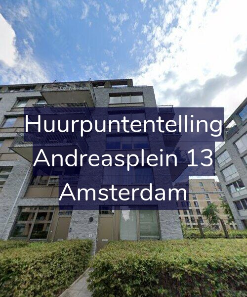 Foto gevel Huurpuntentelling voor Andreasplein 13, Amsterdam