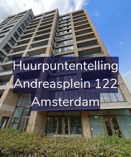Foto gevel Huurpuntentelling voor Andreasplein 122, Amsterdam