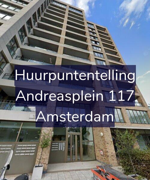 Foto gevel Huurpuntentelling voor Andreasplein 117, Amsterdam