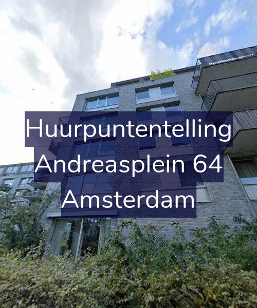 Foto gevel Huurpuntentelling voor Andreasplein 64, Amsterdam