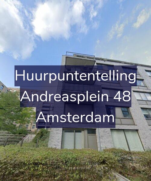Foto gevel Huurpuntentelling voor Andreasplein 48, Amsterdam