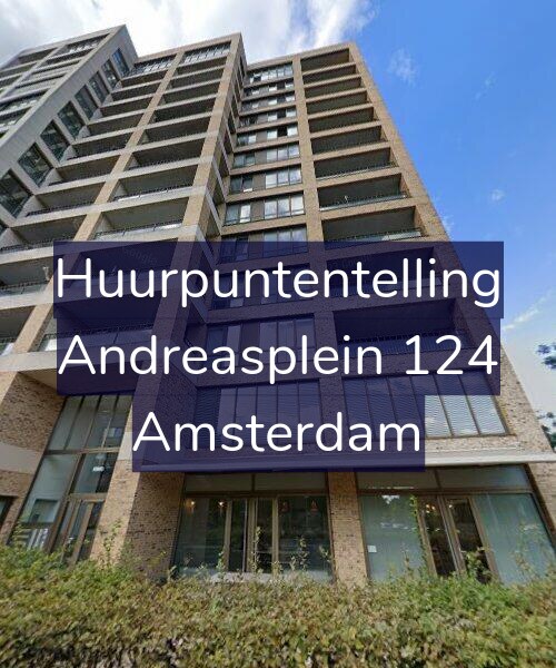 Foto gevel Huurpuntentelling voor Andreasplein 124, Amsterdam