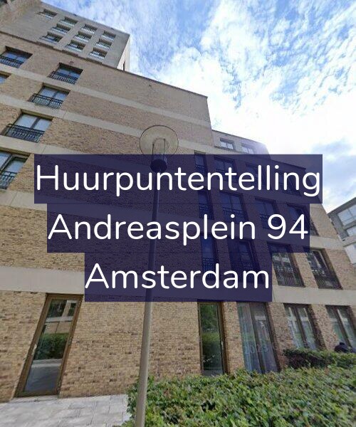 Foto gevel Huurpuntentelling voor Andreasplein 94, Amsterdam