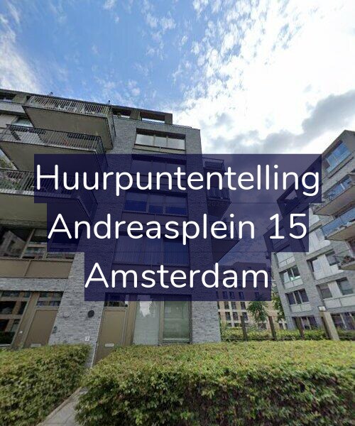 Foto gevel Huurpuntentelling voor Andreasplein 15, Amsterdam