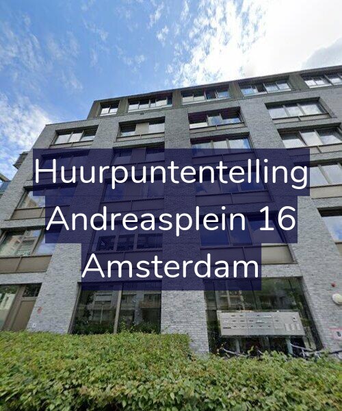 Foto gevel Huurpuntentelling voor Andreasplein 16, Amsterdam