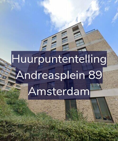 Foto gevel Huurpuntentelling voor Andreasplein 89, Amsterdam