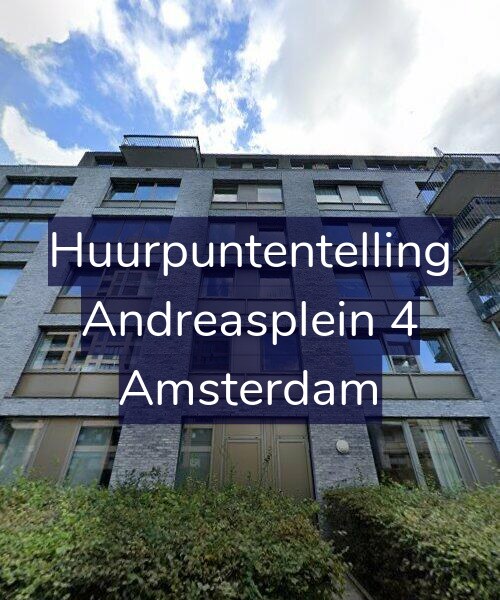 Foto gevel Huurpuntentelling voor Andreasplein 4, Amsterdam