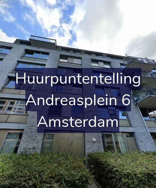 Foto gevel Huurpuntentelling voor Andreasplein 6, Amsterdam
