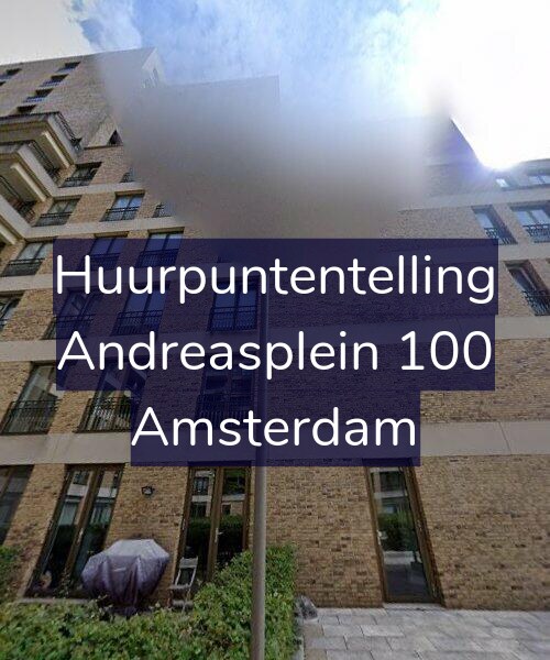 Foto gevel Huurpuntentelling voor Andreasplein 100, Amsterdam