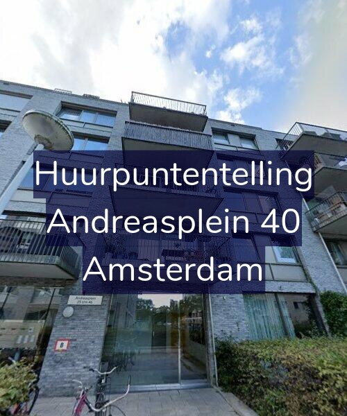 Foto gevel Huurpuntentelling voor Andreasplein 40, Amsterdam