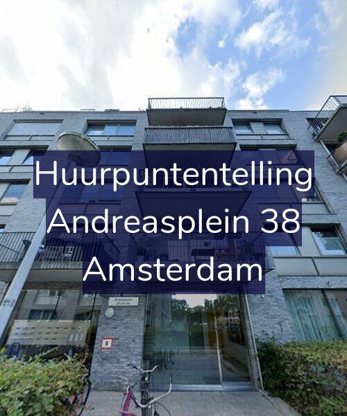 Foto gevel Huurpuntentelling voor Andreasplein 38, Amsterdam