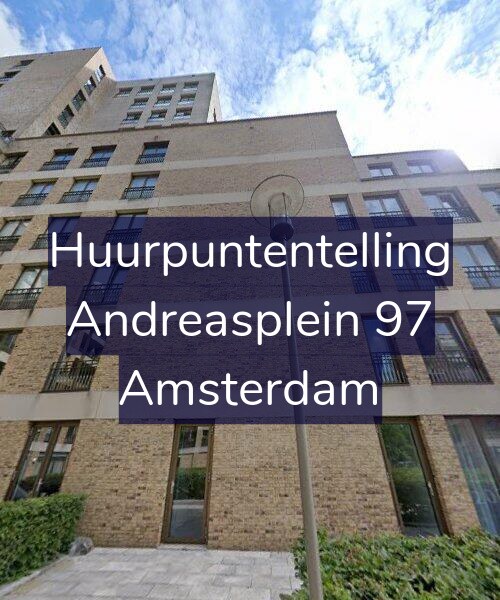 Foto gevel Huurpuntentelling voor Andreasplein 97, Amsterdam