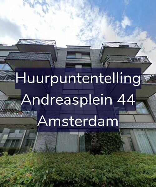 Foto gevel Huurpuntentelling voor Andreasplein 44, Amsterdam