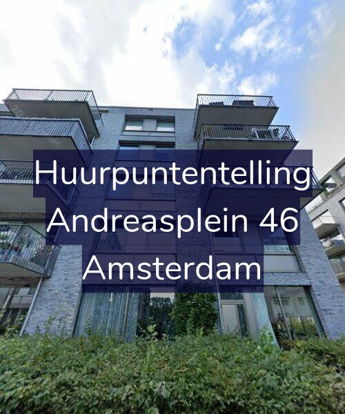 Foto gevel Huurpuntentelling voor Andreasplein 46, Amsterdam