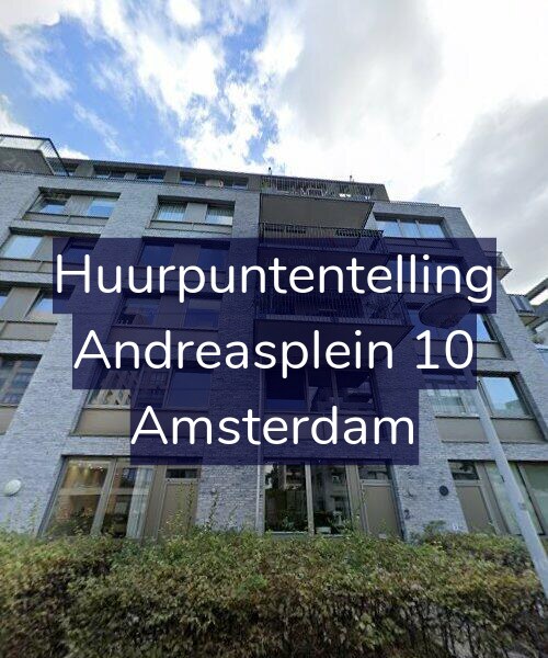 Foto gevel Huurpuntentelling voor Andreasplein 10, Amsterdam