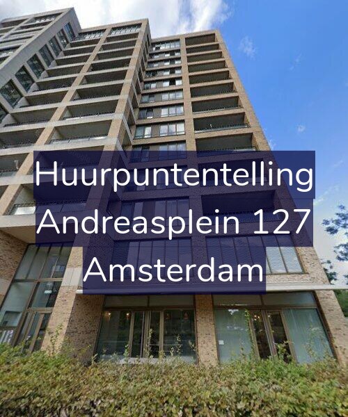 Foto gevel Huurpuntentelling voor Andreasplein 127, Amsterdam