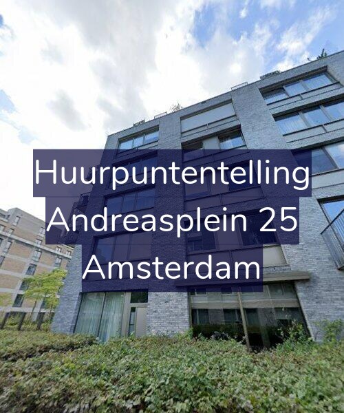Foto gevel Huurpuntentelling voor Andreasplein 25, Amsterdam