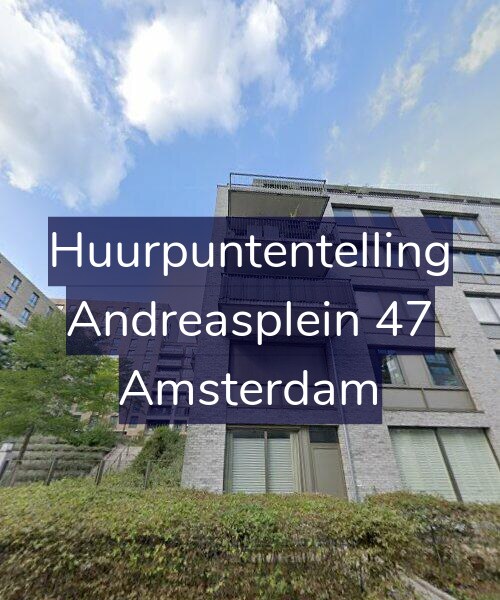 Foto gevel Huurpuntentelling voor Andreasplein 47, Amsterdam