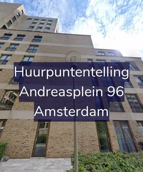 Foto gevel Huurpuntentelling voor Andreasplein 96, Amsterdam