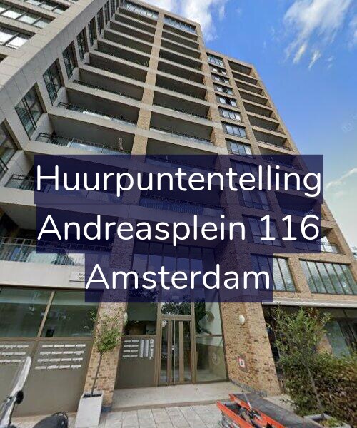 Foto gevel Huurpuntentelling voor Andreasplein 116, Amsterdam