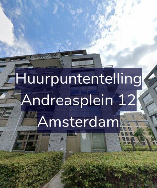Foto gevel Huurpuntentelling voor Andreasplein 12, Amsterdam