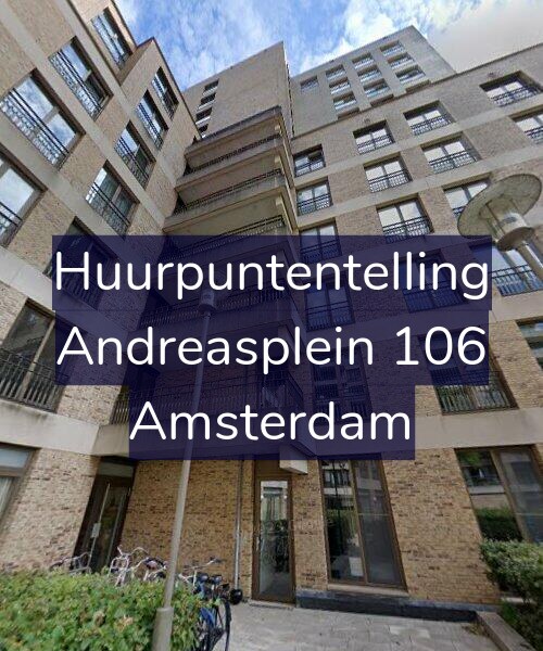 Foto gevel Huurpuntentelling voor Andreasplein 106, Amsterdam