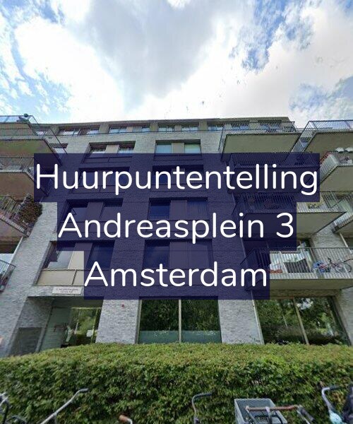 Foto gevel Huurpuntentelling voor Andreasplein 3, Amsterdam