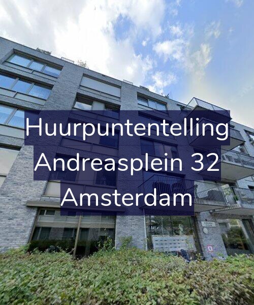 Foto gevel Huurpuntentelling voor Andreasplein 32, Amsterdam