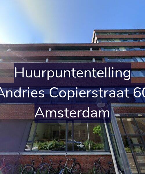Foto gevel Huurpuntentelling voor Andries Copierstraat 60, Amsterdam