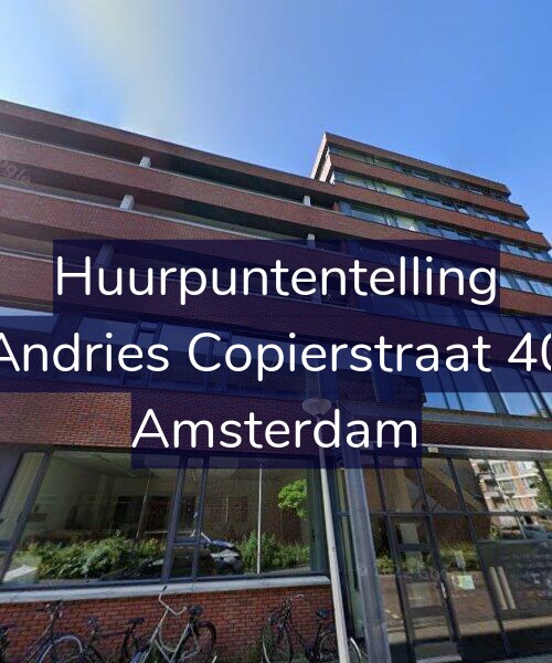 Foto gevel Huurpuntentelling voor Andries Copierstraat 40, Amsterdam