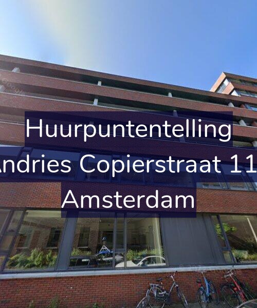 Foto gevel Huurpuntentelling voor Andries Copierstraat 112, Amsterdam