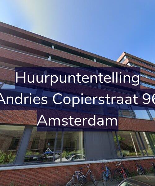 Foto gevel Huurpuntentelling voor Andries Copierstraat 96, Amsterdam