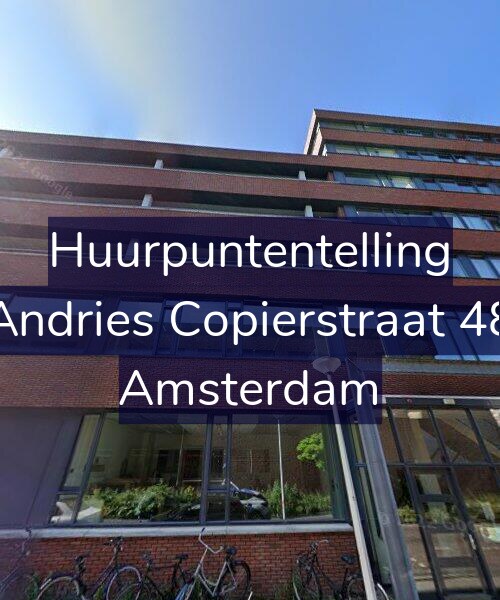 Foto gevel Huurpuntentelling voor Andries Copierstraat 48, Amsterdam